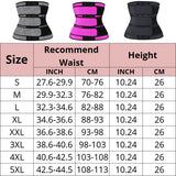 Cinto De Suor Modelador de cintura Para Mulheres Perda De Peso Treinador De Cintura De Neoprene,